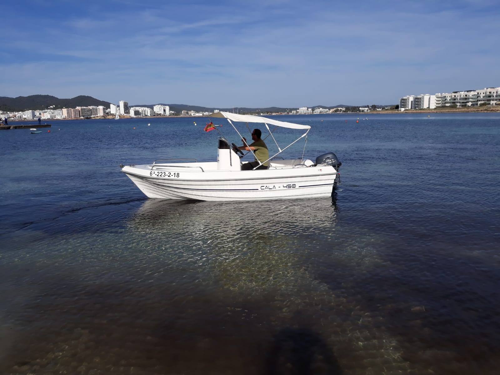 Boat Rental no licenses required in Ibiza full day. -3