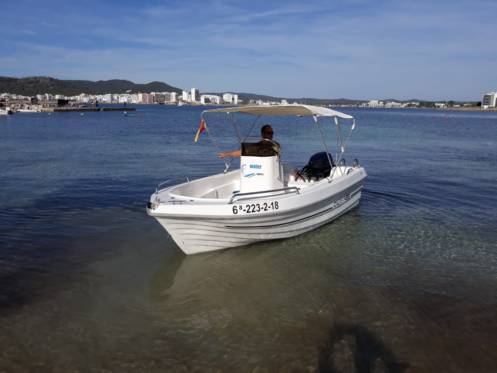 Boat Rental no licenses required in Ibiza full day. -5